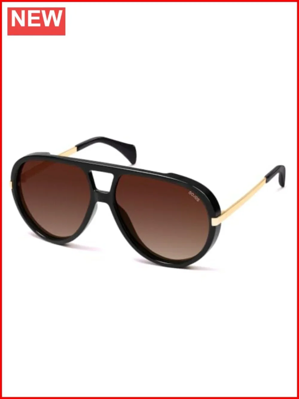 Retro Oversized Aviator Polarized Sunglasses for Men Women UV Protection TR-90